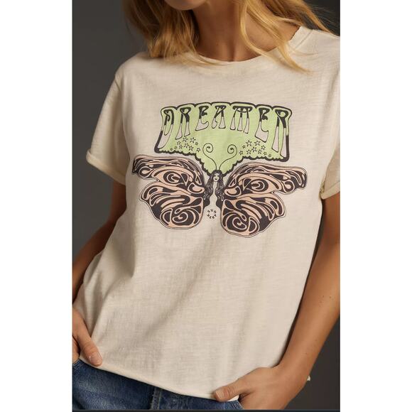 Sun Keep x Anthropologie Dreamer Graphic Tee - New Medium - Picture 2 of 5